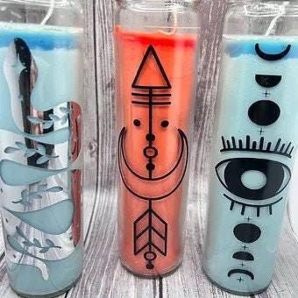 Personalized 7 Day Ritual Candle, Custom Manifestation Prayer Candle, Spiritual